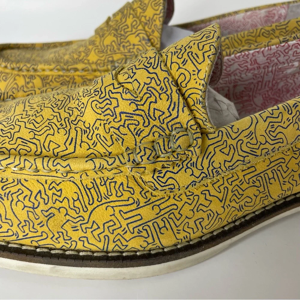 Yellow Patterned Loafers - Picture 13 of 13
